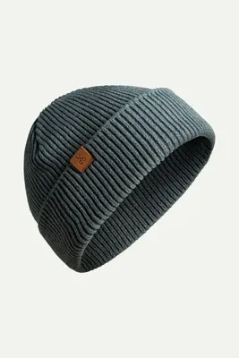 Kaft Gri Unisex Ribana Örgü Bere | (Kapelo - Storm)