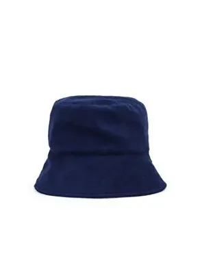 WestMark London Lacivert Havlu Kumaş Bucket Şapka WMTOWEL