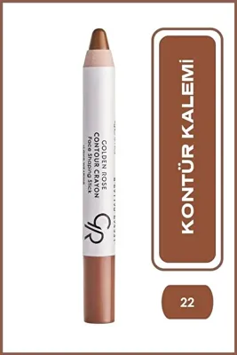 Golden Rose Contour Crayon - 22 Deep Brown - Kahverengi Kontür Kalemi