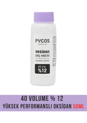 Kozmopol Pycos Cosmetıcs Oksidan Krem , 40 Volume % 12 Yüksek Performanslı 50 ml