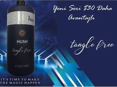 Hush Tangle Free Refill Keratin Onarıcı Saç Bakımı 1000 ml Yeni Seri