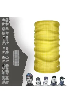 e taktik Siyah Beyaz Geometrik Desenli Dikişsiz Tüp Boyunluk Buff Baf Bandana Maske Bone Saç Bandı