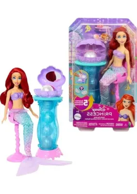 Myg Plus Ariel Deniz Kızı Bebek, Çıkarılabilir Kuyruk ve Aksesuar Seti