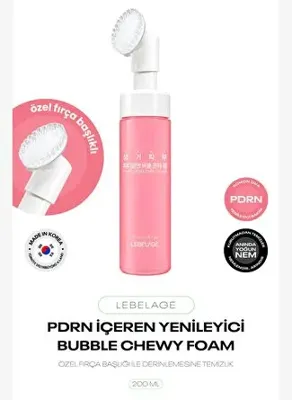 Lebelage Temizleme Aparatlı PDRN Temizleme Köpüğü PDRN Bubble Chewy Foam