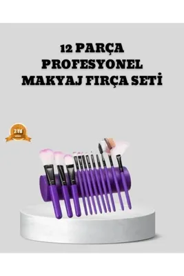 Miss ART 12 Parça Makyaj Fırça Seti – Profesyonel ve Günlük Kullanıma Uygun - MISART2618-1504