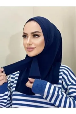 Organic Scarfs Kadın Tesettür Penye Çıtçıtlı Hazır Bone Şal Model Eşarp Şal