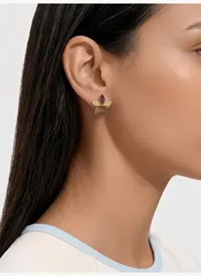 Parfois Resin Detaylı Çok Renkli Çiçek Küpe
