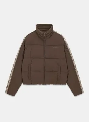 Guess V5BL11WGYC2-G1EA Kahve Kadın Kapüşon Yaka Cepli Ceket