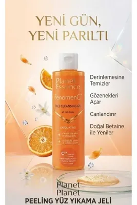 GLONAR C VİTAMİNLİ PEELİNG YÜZ TEMİZLEME JELİ