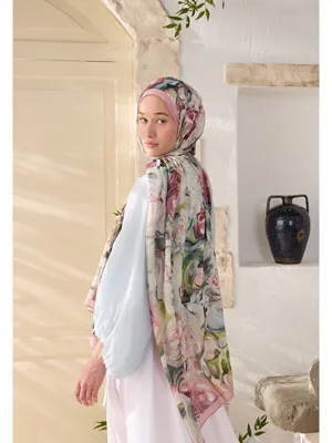 Fresh Scarfs Nerıssa Desen Rami Şal Soft Pembe