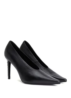 Divarese Siyah Rahat Süet Stiletto
