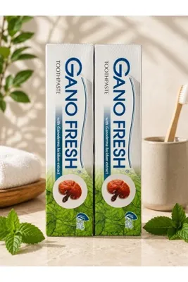 GanoExcel Gano Excel Gano Fresh Ganoderma Lucidum Özlü Taze Naneli Diş Macunu 2 x 150 g