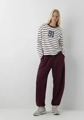 Mavi Basic Bordo Eşofman Altı