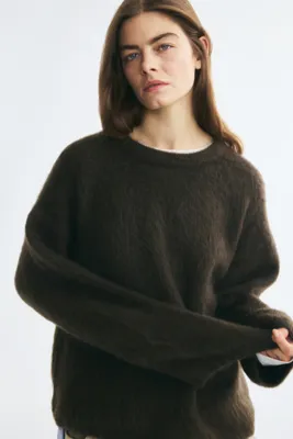 H&M Tiftik Karışımlı Oversize Kazak
