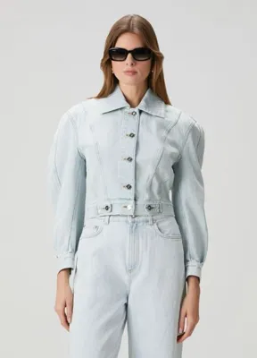 Givenchy Reversed Mavi Denim Ceket