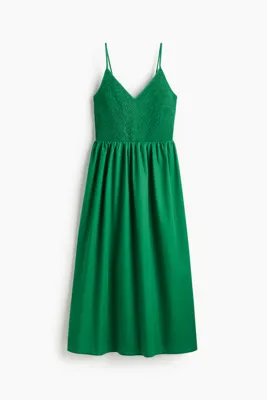 H&M Drapeli Halter Yaka Elbise