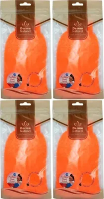 Derma Naturel Banyo Eldiveni Renkli MS-05 (4 Lü Set)