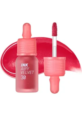 Esplendor Peripera Uzun Süre Kalıcı ve Hafif Formüllü, Kadife Bitişli Tint Peripera Ink Airy Velvet (30 Wake Up Cherry)