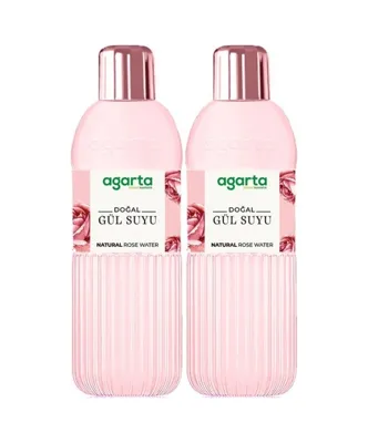 Agarta Doğal Gül Suyu 400ml 2 Li Set