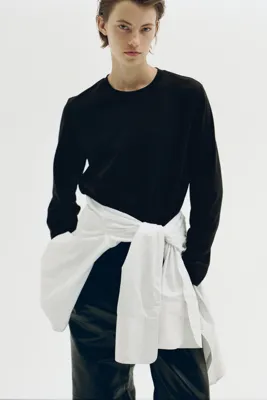 H&M Cooling Uzun Kollu Üst Regular Fit