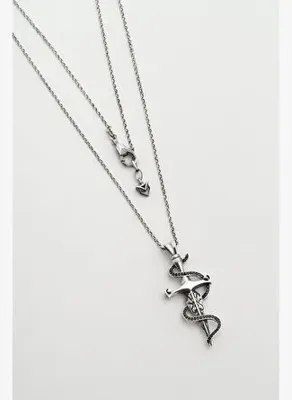 So Chic Savaşçı Gümüş Erkek Kılıç Kolye