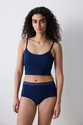 Penti Removable Padded Crop Lacivert Atlet