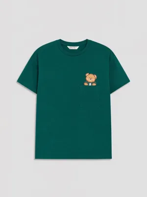 LCW Young Ayı Baskılı Kadın Pijama Üst