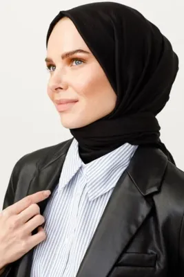 VALORSCARF Valor Marka Siyah Pamuk Kraş Şal