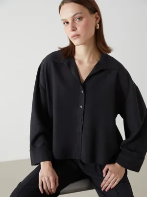 LCW Vision Oversize Kadın Gömlek