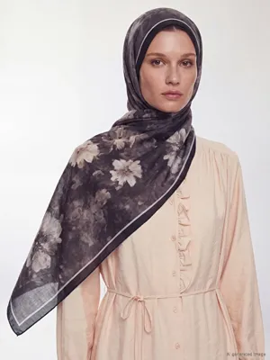 LCW ACCESSORIES Çiçek Desenli Kadın Şal