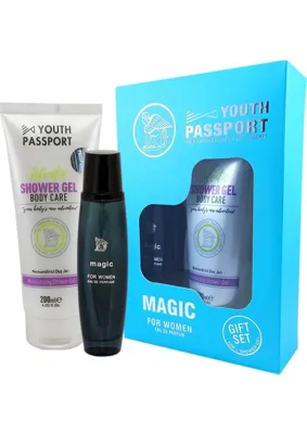YOUTH PASSPORT Favorilerime Ekle Youth Passport Magic Kadın Parfüm 75ml Edp + Duş Jeli 200ml