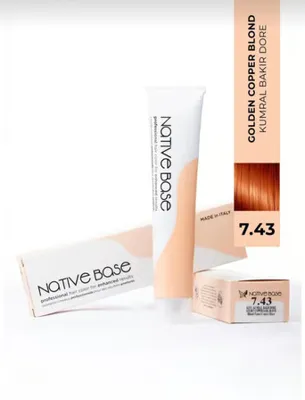 Native Base Saç Boyası 7.43 Kumral Bakır Dore 100 ml