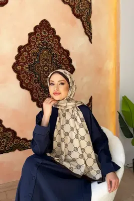 KUQOS Elmas K Desenli Aqua Soft Şal