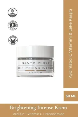 Sante Flore Brightening Intense - Aydınlatıcı Ve Leke Karşıtı Krem 50ml
