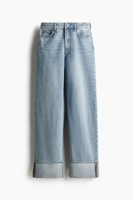 H&M Düz Duble Paçalı Pantolon