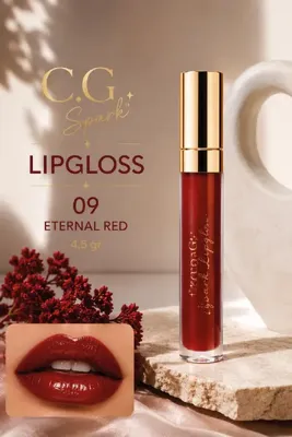 Huncalife C.g Spark Lipgloss 09 Eternal Red 4,5 Gr