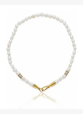 Linya Jewellery Bayem Taşlı İnci Kolye
