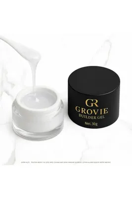 Grovie BUILDER GEL CLEAR 001 | PROFESYONEL ŞEFFAF PROTEZ TIRNAK JELİ