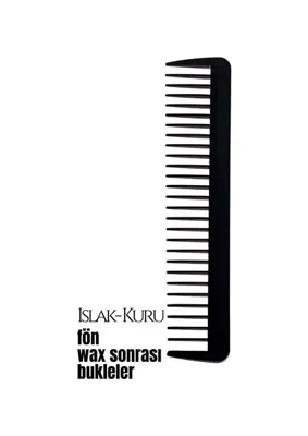 Zenvia Bukleli Saç Fön Wax Sonrası Tarak Karbon Nano Absolute Professional 720623