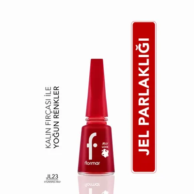 Flormar Oje Jelly Look Jne-23 Stunning Red 11 ml