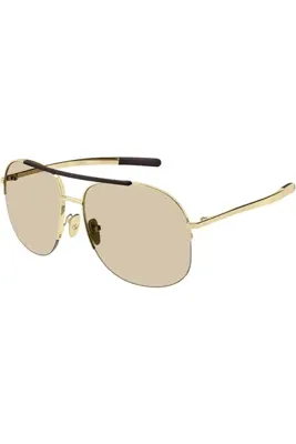 Gucci GG2165S 002 Kadın Güneş Gözlüğü Gold Pilot Bej Lens