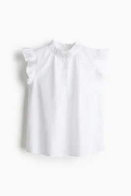 H&M Keten Karışımlı Bluz