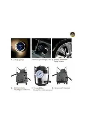 Prime New Beetle 2013 Yeni Hava Kompresörü Lastik Şişirme Pompası Metal