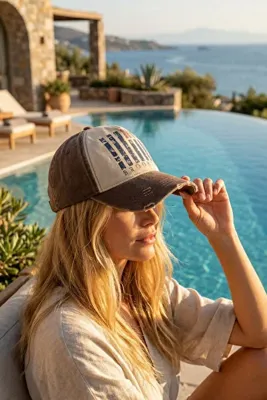LAGRANZE NYC Brooklyn Vintage Görünümlü Şapka – Eskitme Unisex Baseball Cap – Ayarlanabilir Günlük Kullanım