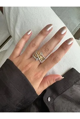 ringbox Çift Renkli Karışık Yüzük