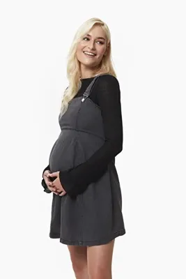 Stylethebump Lily Hamile Denim Elbise