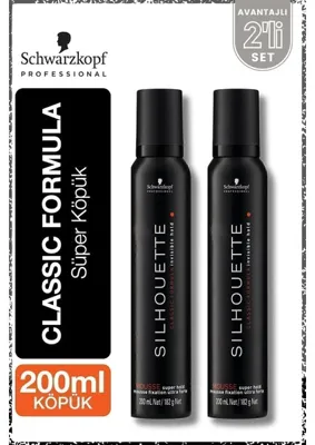 Str Store Süper Tutucu Saç Köpüğü 200 ml 2'li Paket, S4045787299816