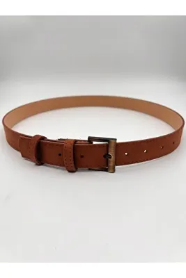 Mynoa SÜET/Antik Tokalı Zarif Kadın Kemeri.Ceket Kemeri,Pantalon Kemeri.