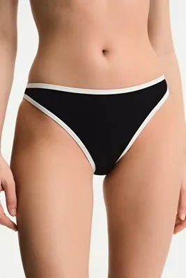 Penti Siyah Nichole Minimal Orta Bel Bikini Altı