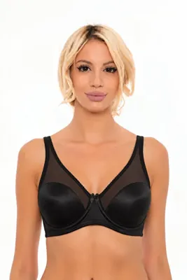 içtemoda Balenli Telli Desteksiz Dolgusuz Pedsiz Saten Dokulu Toparlayıcı Minimizer Sütyen SB40100